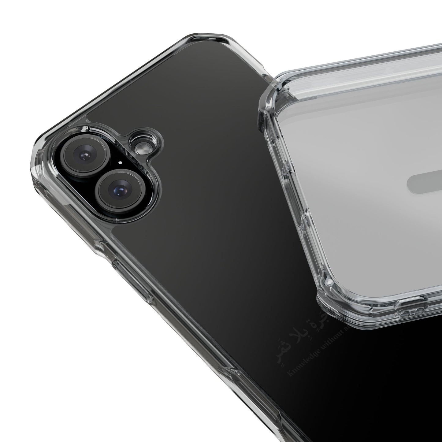 Black Clear Magnetic Impact Case — "Knowledge without action is like a tree without fruit"