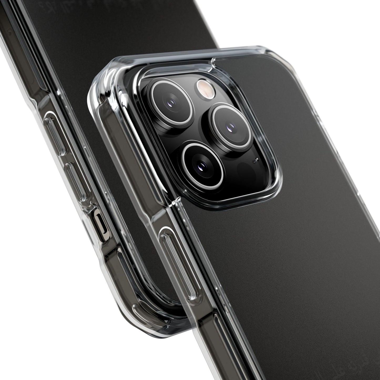 Black Clear Magnetic Impact Case — "A person's intelligence lies in their ability to remain silent"