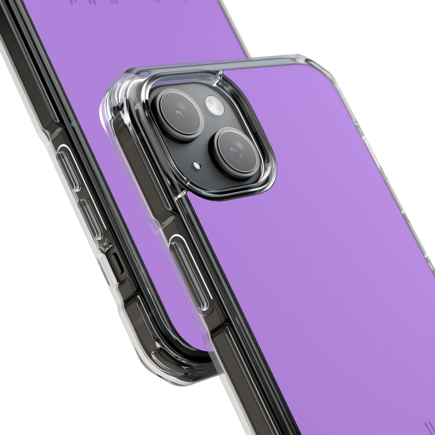 Lavender  Clear Magnetic Impact Case — "Nothing stays the same forever"