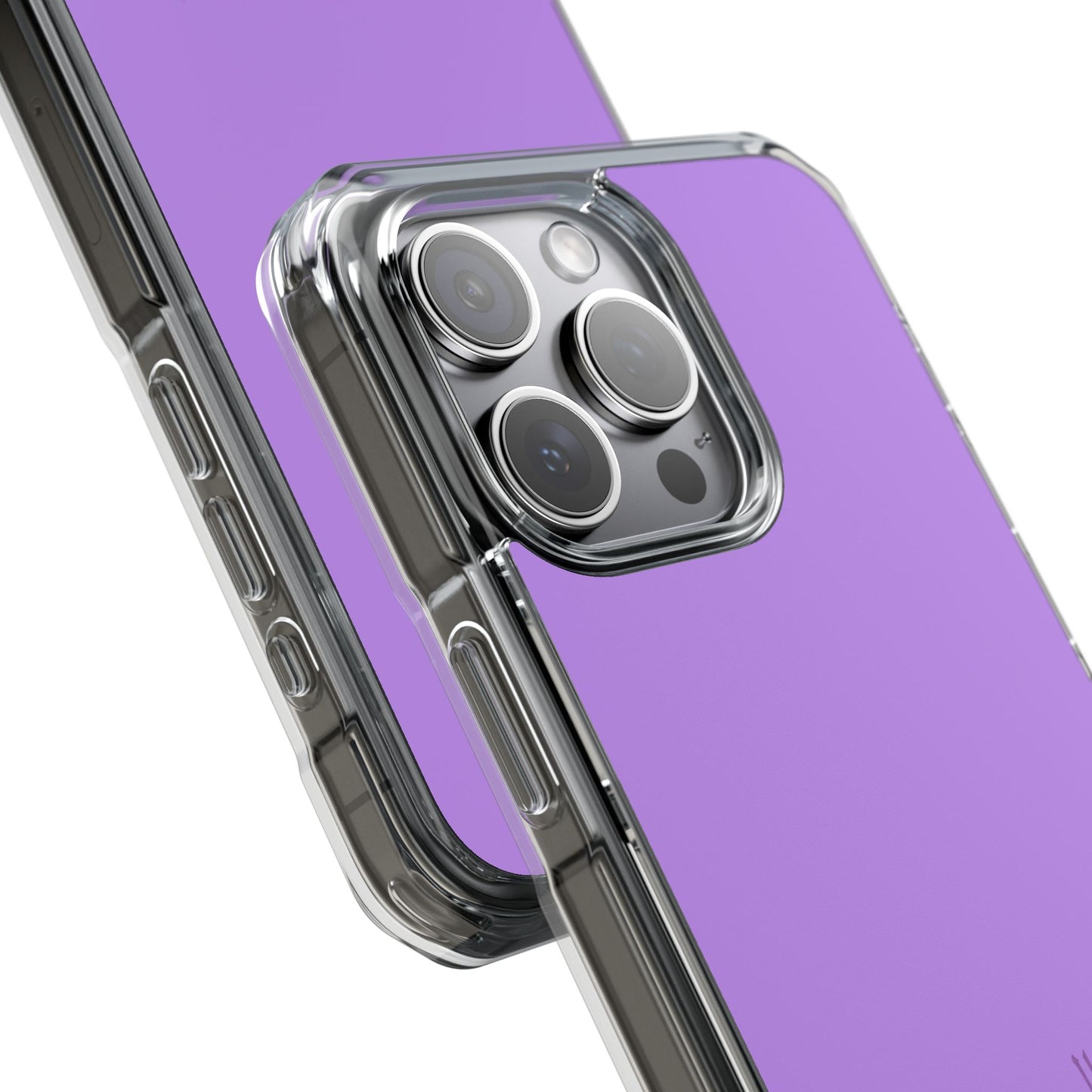 Lavender  Clear Magnetic Impact Case — "Nothing stays the same forever"