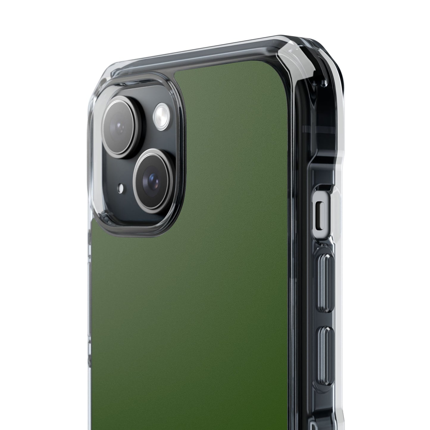 Green Clear Magnetic Impact Case — "A person's intelligence lies in their ability to remain silent"