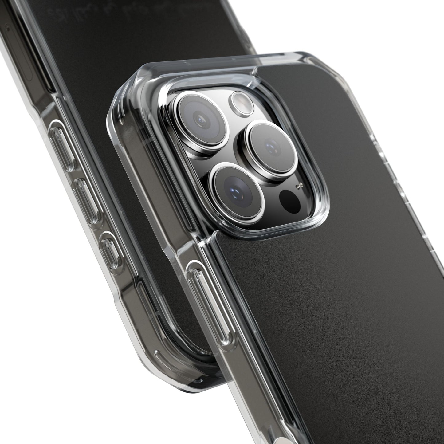 Black Clear Magnetic Impact Case — "A person's intelligence lies in their ability to remain silent"