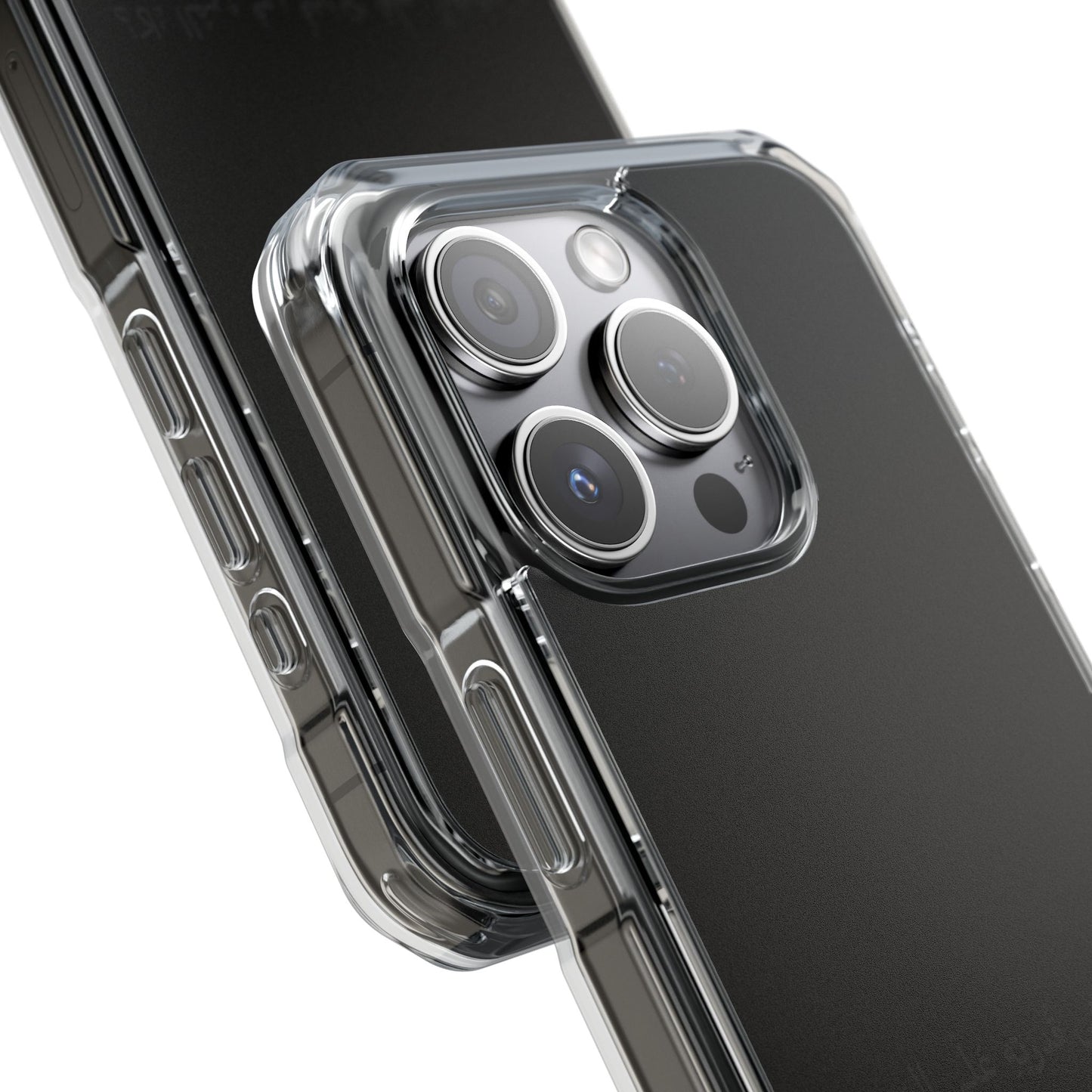 Black Clear Magnetic Impact Case — "A person's intelligence lies in their ability to remain silent"
