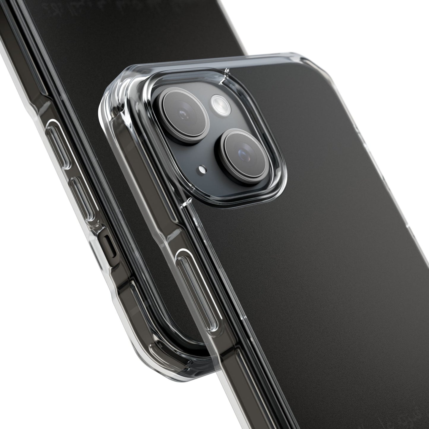 Black Clear Magnetic Impact Case — "A person's intelligence lies in their ability to remain silent"