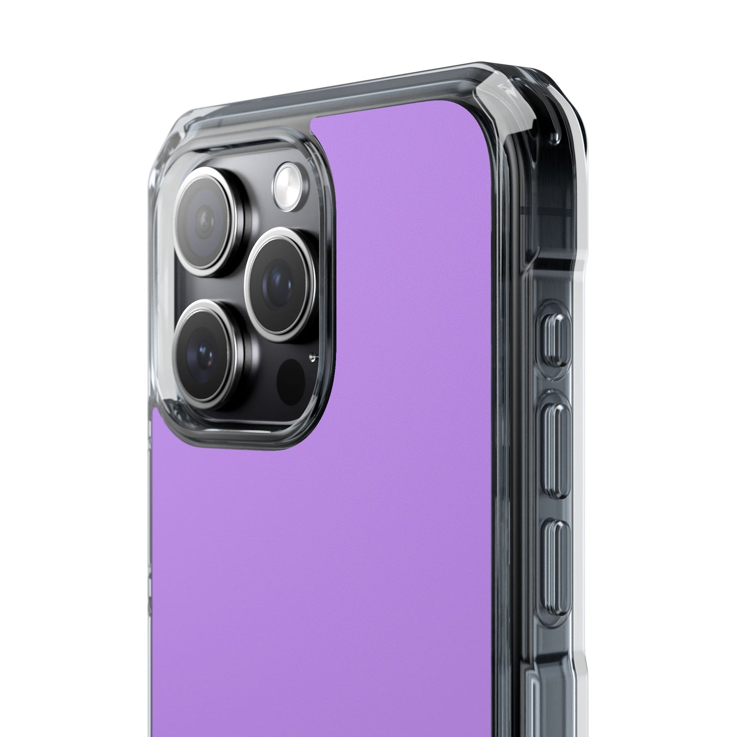 Lavender Clear Magnetic Impact Case — "A person's intelligence lies in their ability to remain silent"