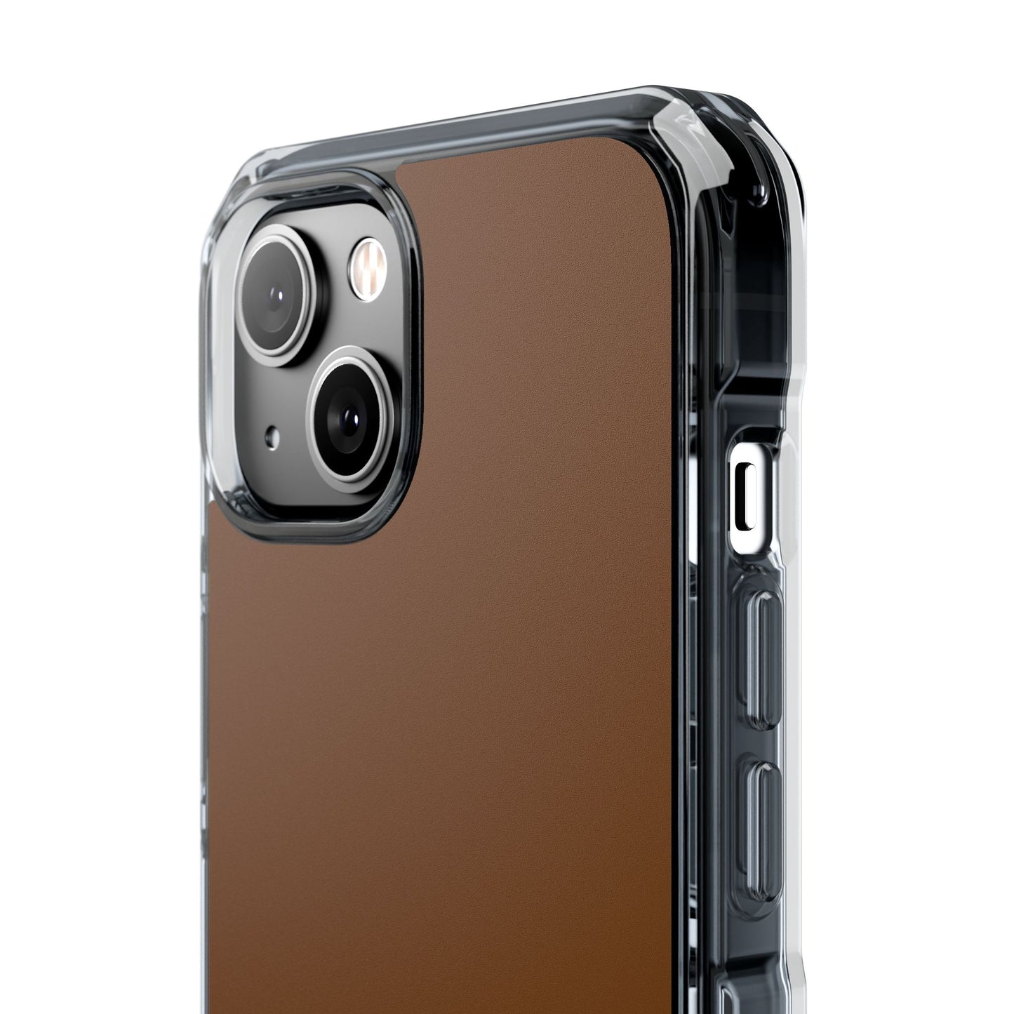 Brown Clear Magnetic Impact Case — "Knowledge without action is like a tree without fruit"
