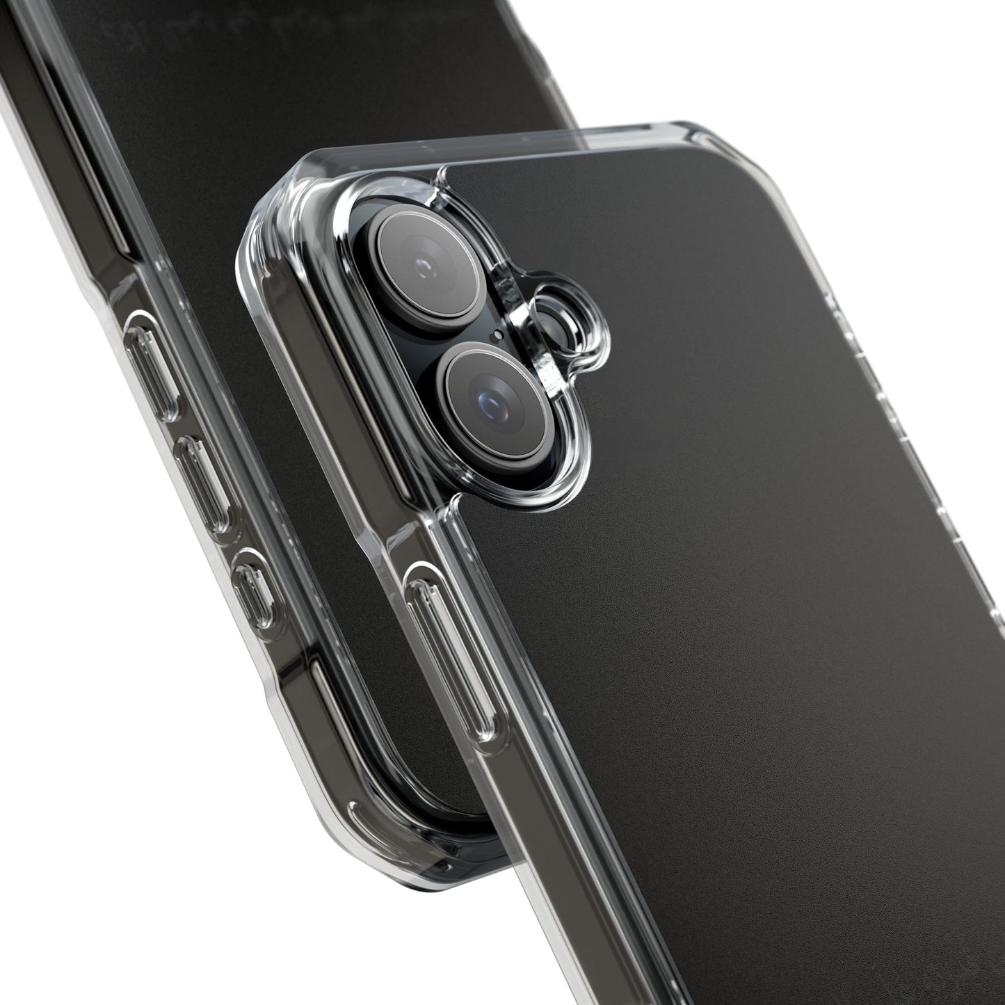 Black Clear Magnetic Impact Case — "A person's intelligence lies in their ability to remain silent"