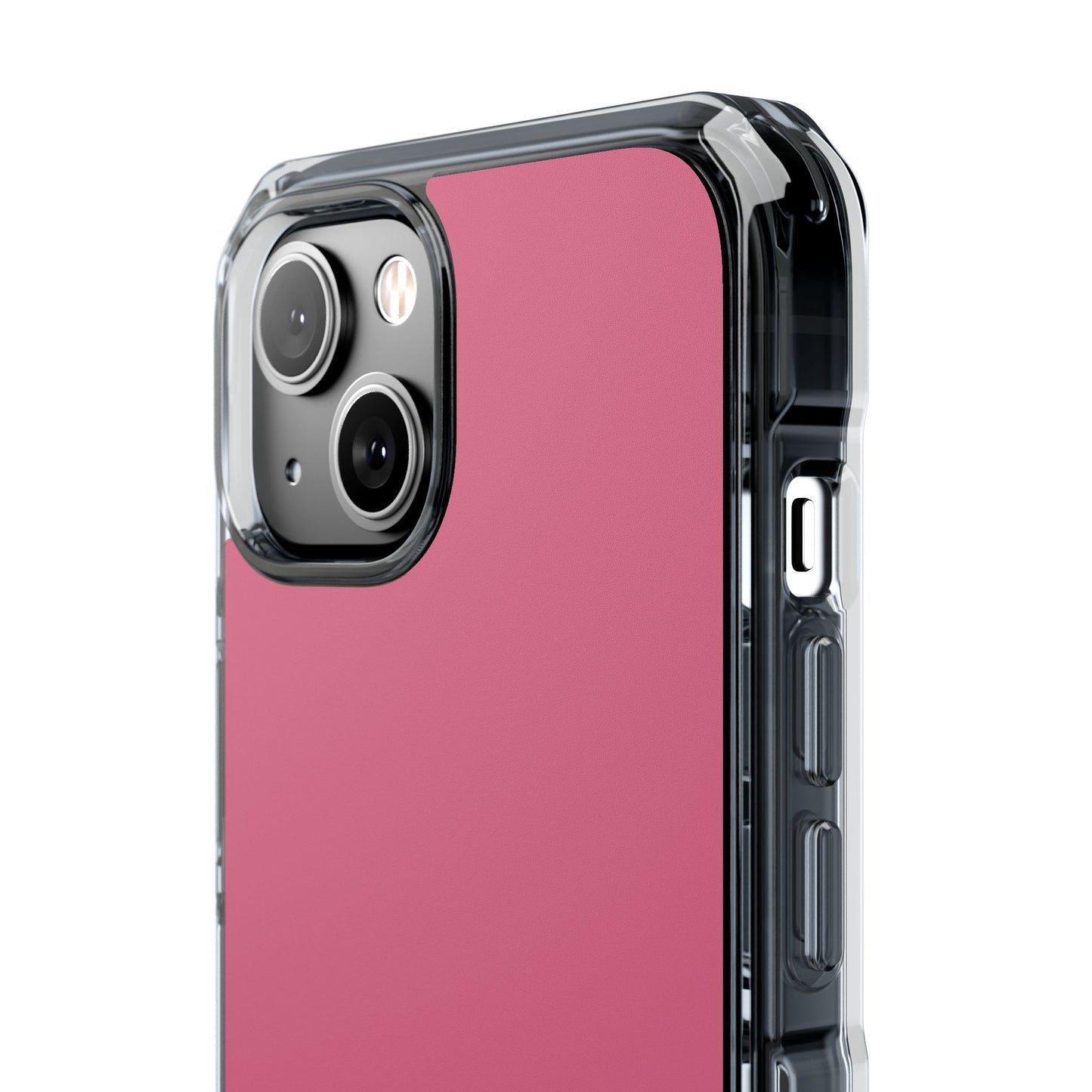 Pink Clear Magnetic Impact Case — "A person's intelligence lies in their ability to remain silent"