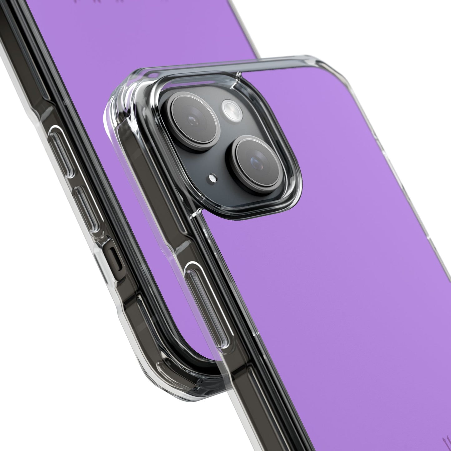 Lavender  Clear Magnetic Impact Case — "Nothing stays the same forever"