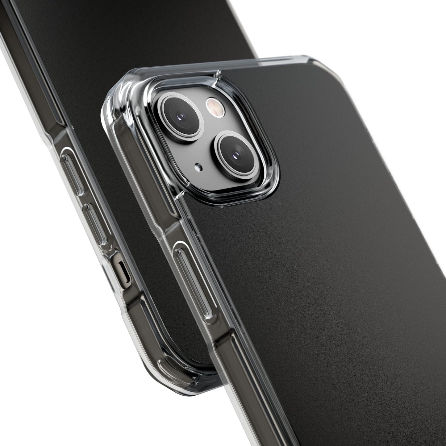 Black Clear Magnetic Impact Case — "Nothing stays the same forever"