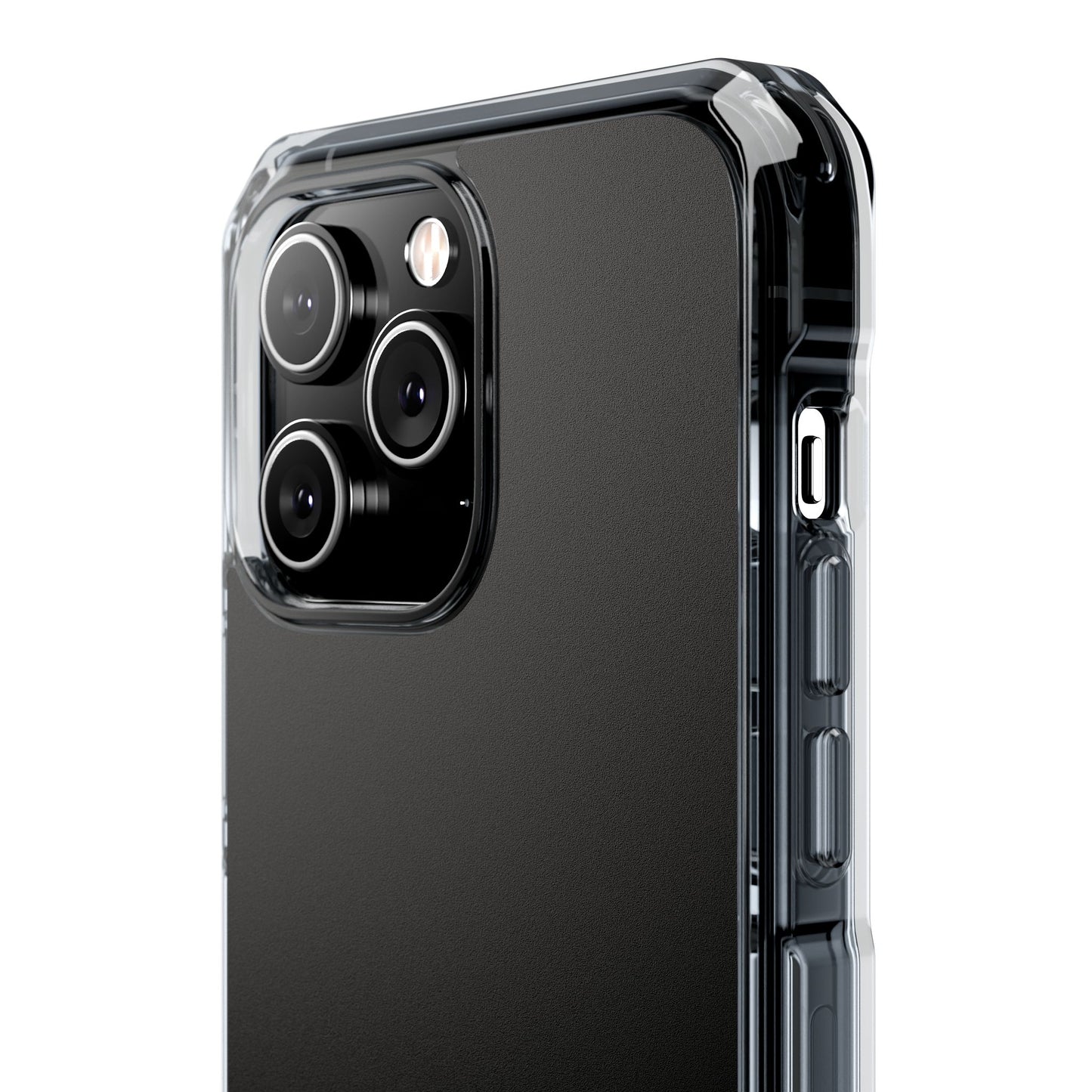 Black Clear Magnetic Impact Case — "Nothing stays the same forever"
