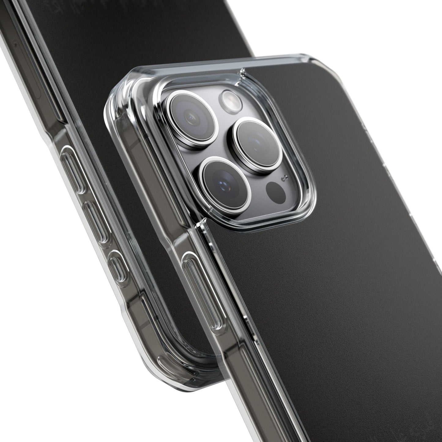 Black Clear Magnetic Impact Case — "A person's intelligence lies in their ability to remain silent"