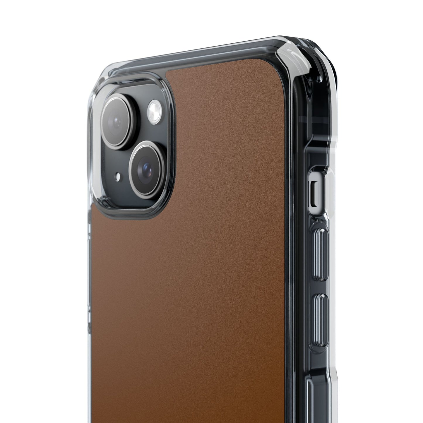 Brown Clear Magnetic Impact Case — "Knowledge without action is like a tree without fruit"