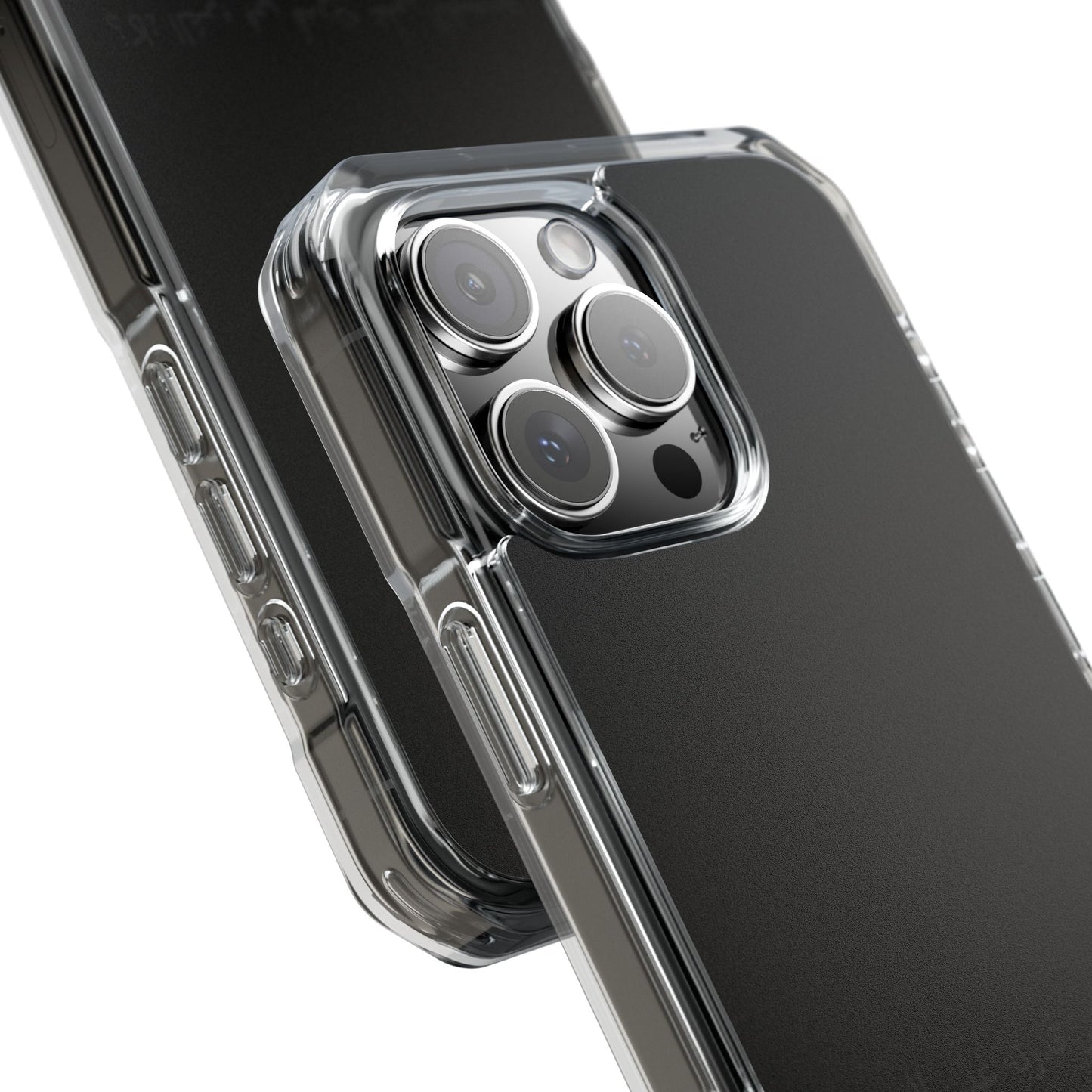 Black Clear Magnetic Impact Case — "A person's intelligence lies in their ability to remain silent"