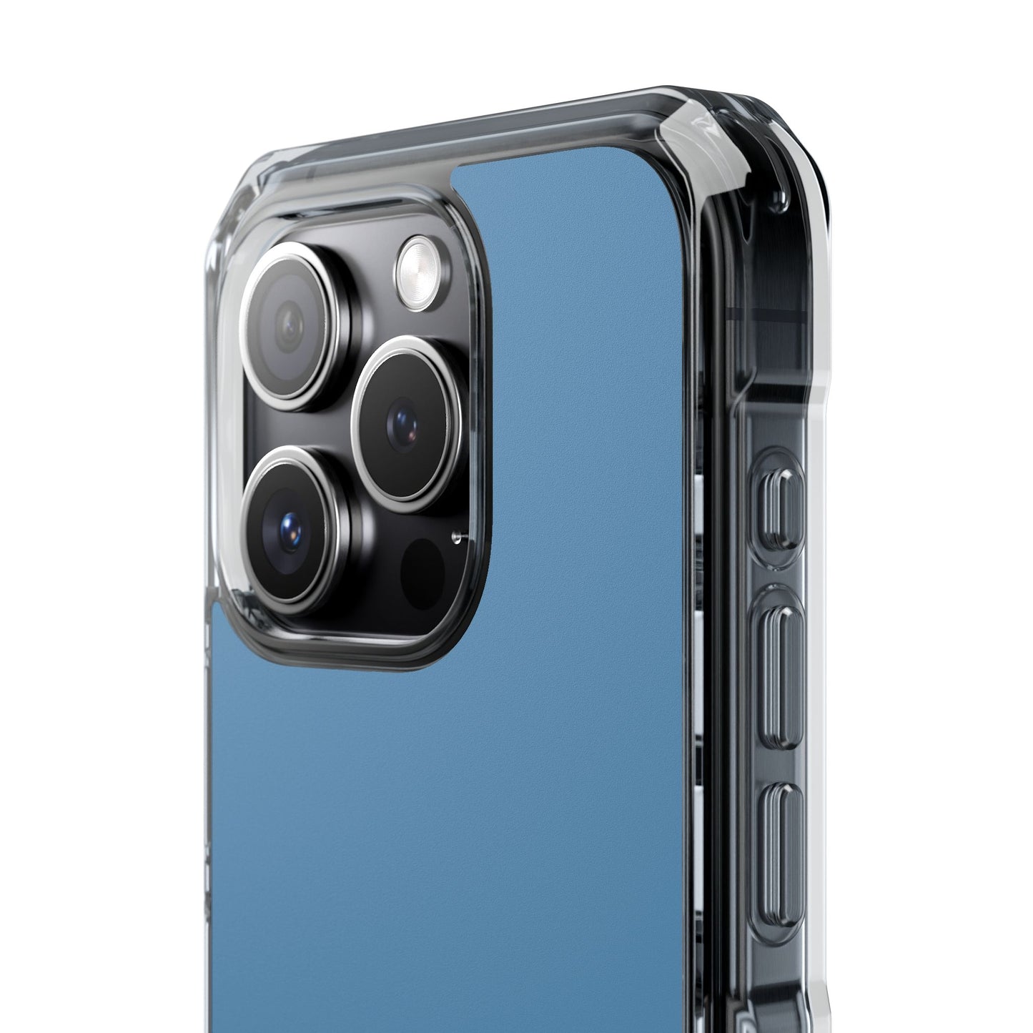 Babyblue Clear Magnetic Impact Case — "A person's intelligence lies in their ability to remain silent"