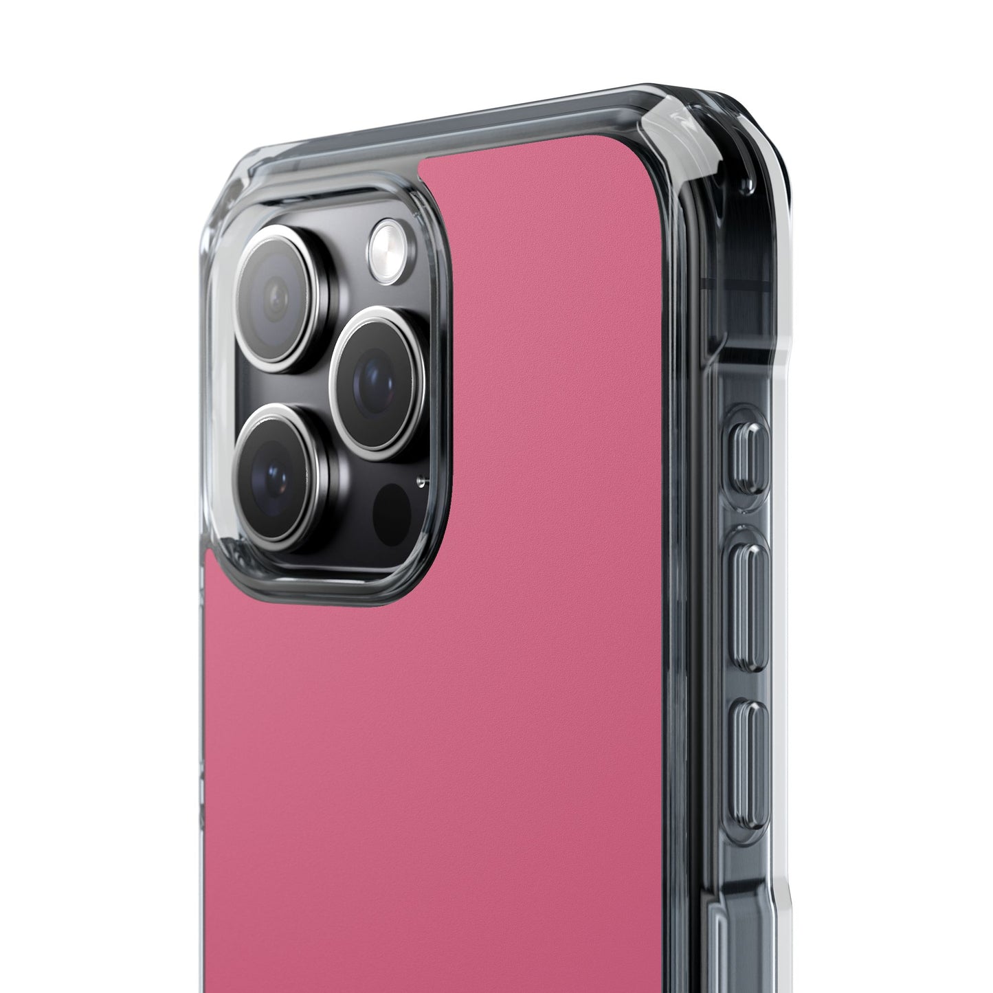 Pink Clear Magnetic Impact Case — "A person's intelligence lies in their ability to remain silent"