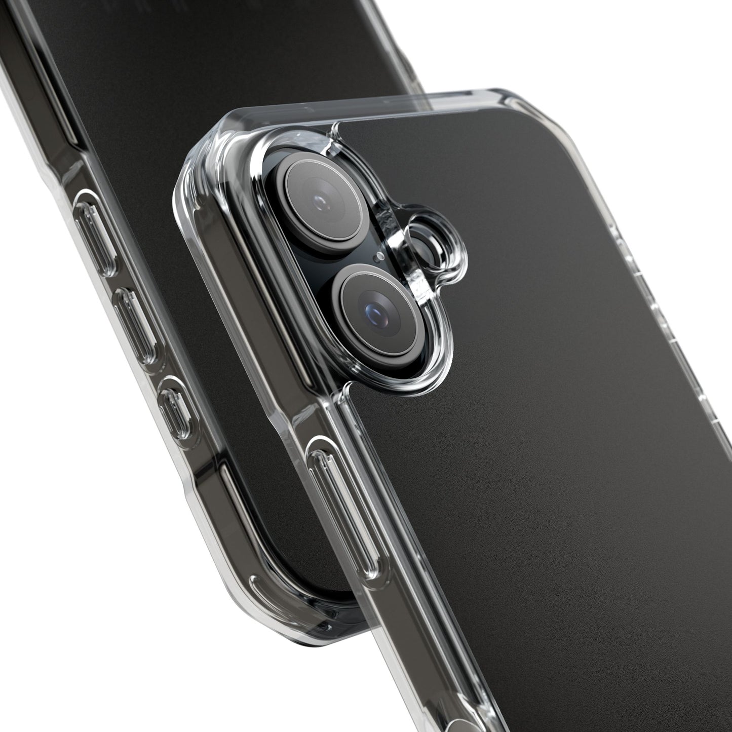 Black Clear Magnetic Impact Case — "Nothing stays the same forever"