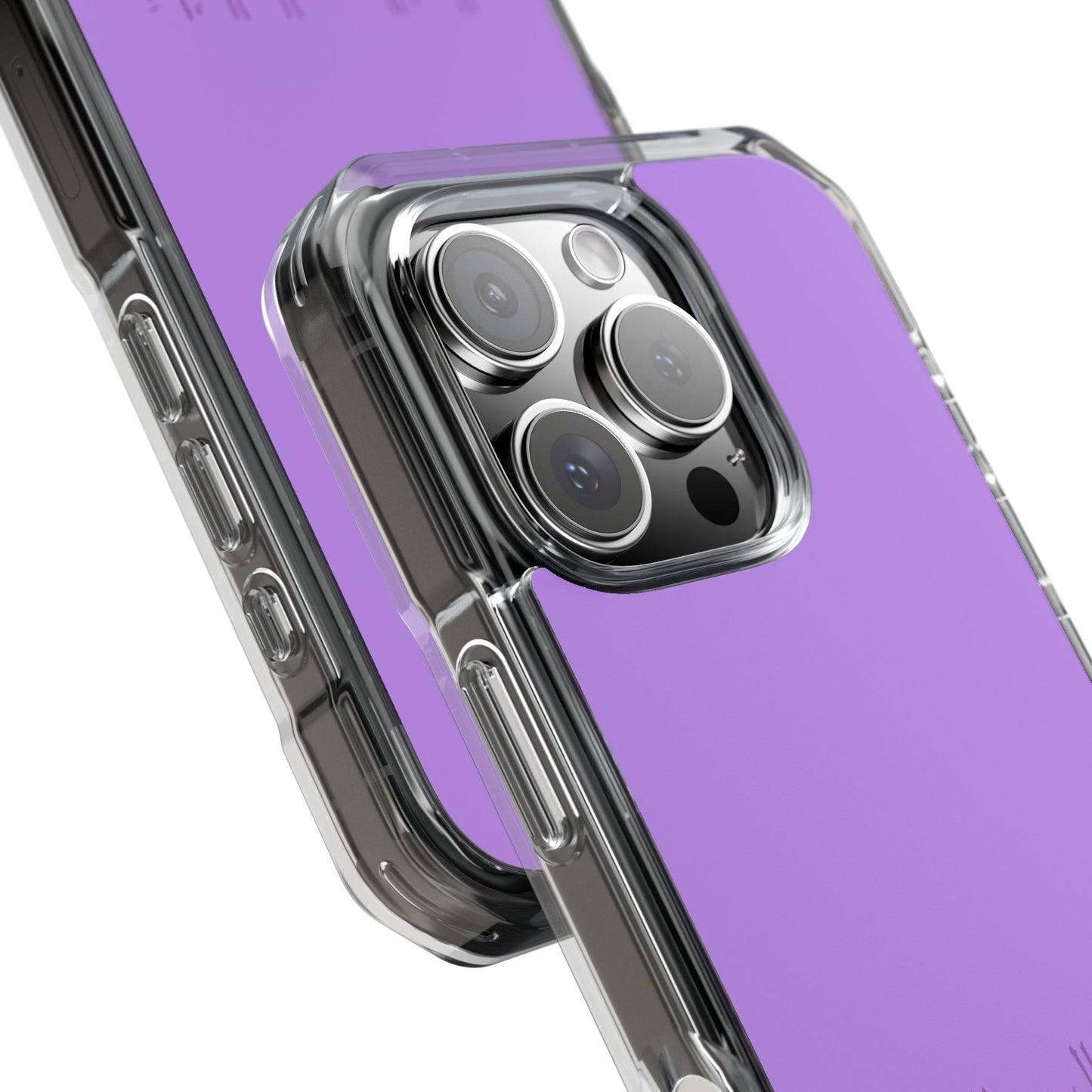 Lavender  Clear Magnetic Impact Case — "Nothing stays the same forever"