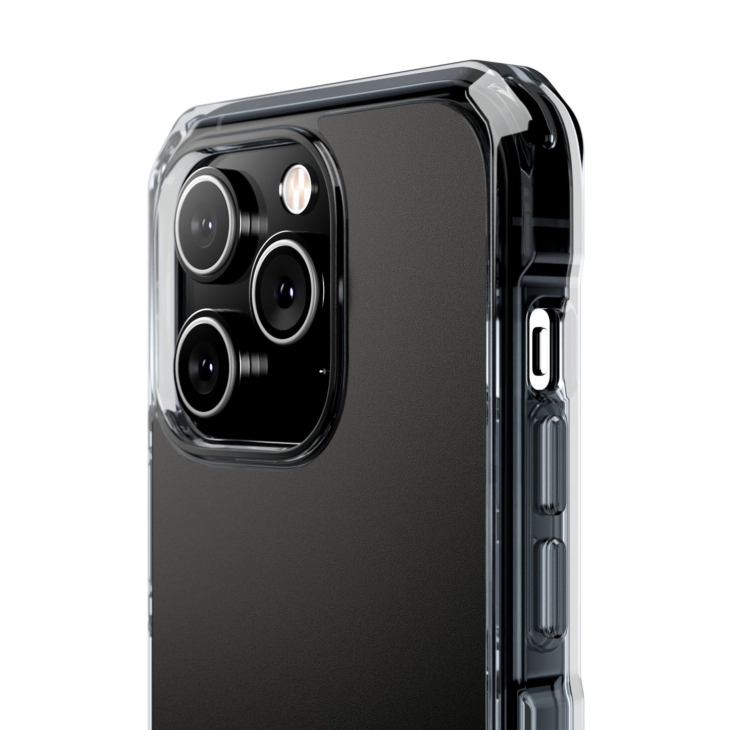 Black Clear Magnetic Impact Case — "Nothing stays the same forever"