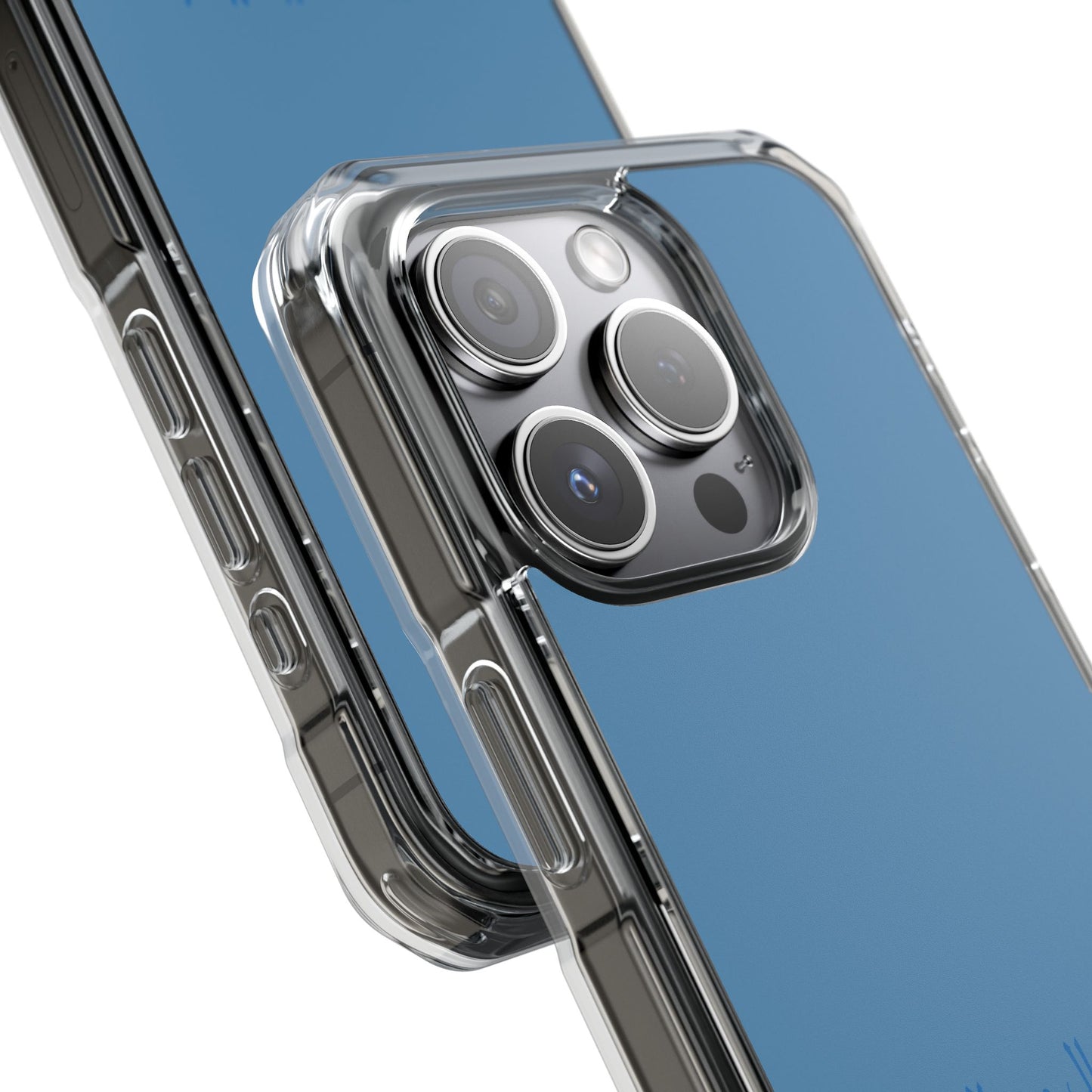 Babyblue  Clear Magnetic Impact Case — "Nothing stays the same forever"