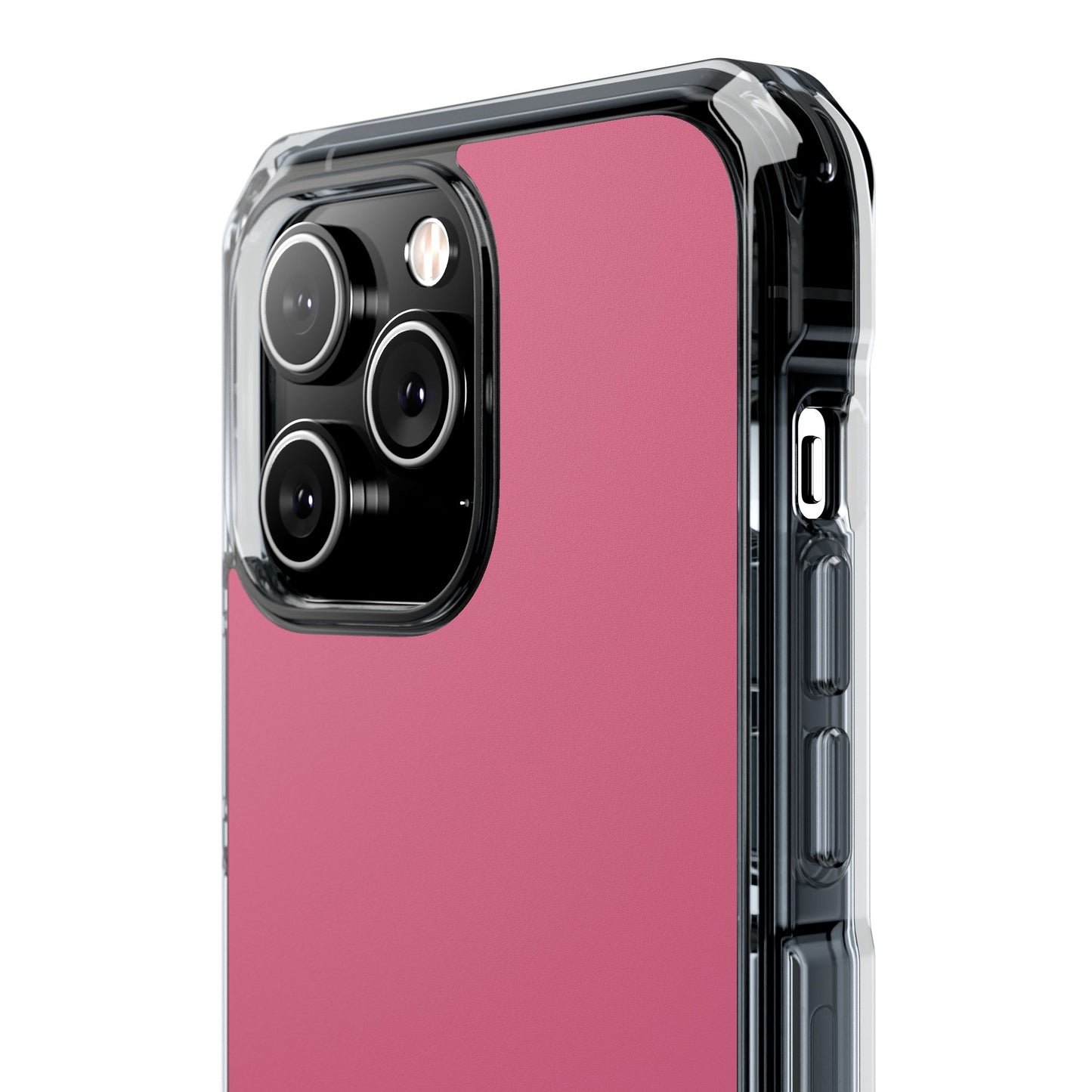 Pink Clear Magnetic Impact Case — "A person's intelligence lies in their ability to remain silent"